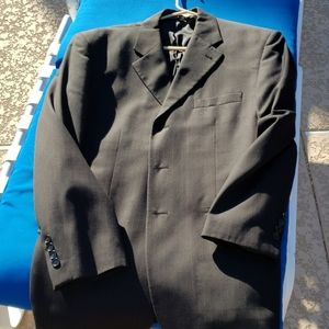 Armanno sport coat pinstripe black